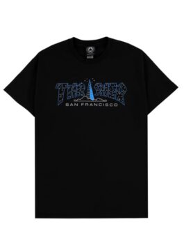 T-shirt Thrasher San Francisco black