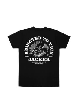 T-shirt Jacker addicted black