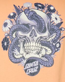 T-shirt Santa Cruz botanic skull