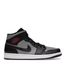 Nike Jordan 1 mid black red grey